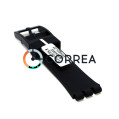 Каучуковый ремешок для часов Swatch SUO черный RKS-010 - 3